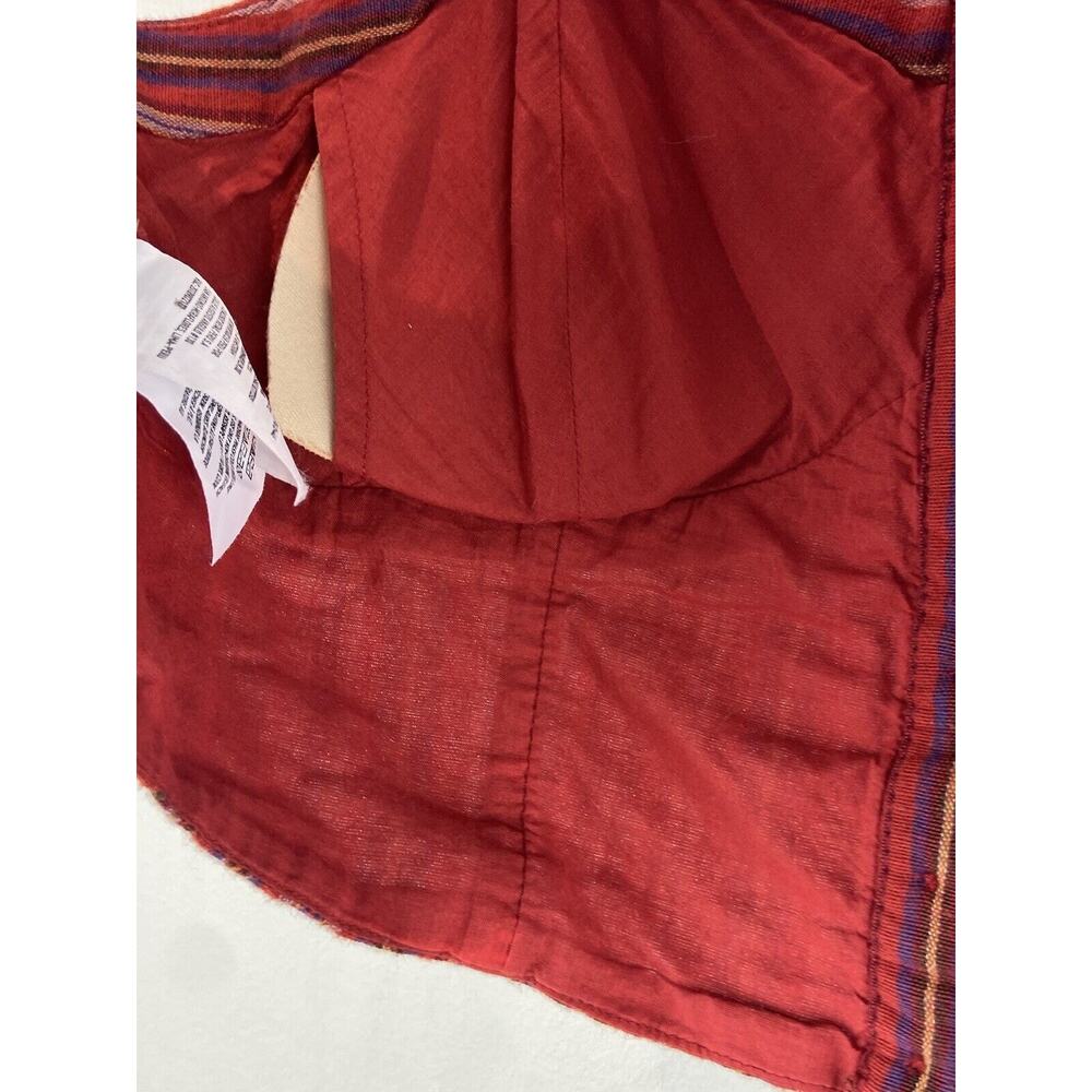 American Eagle Girls Juniors Striped Bustier Padded Tank Top Size Medium (1076) - Picture 6 of 7